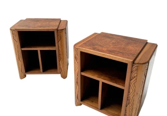 Two Art Deco Cabinets or Bed Side Tables, 1930s
